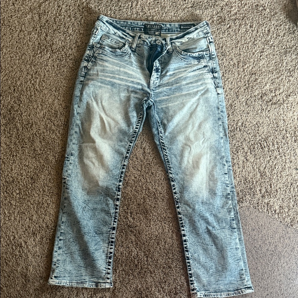 Salvage Light Blue Straight Men’s Jeans